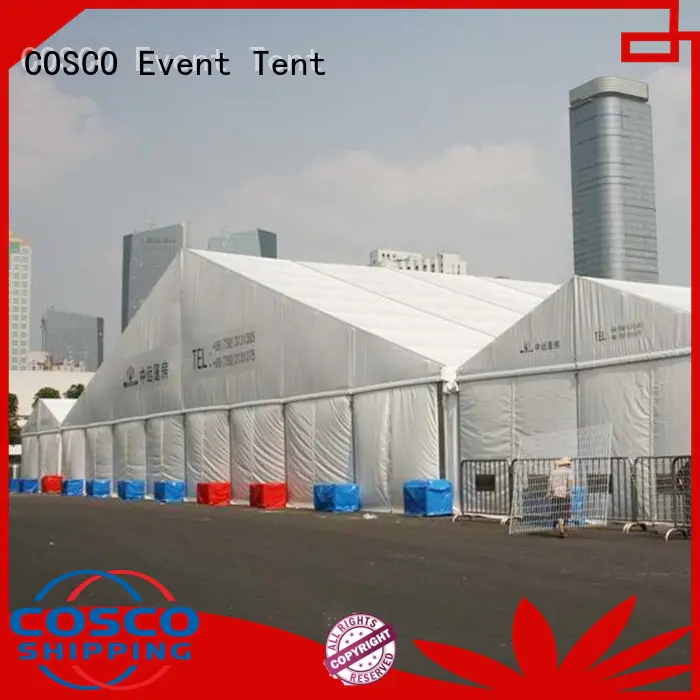 COSCO high peak tent structure marketing rain-proof