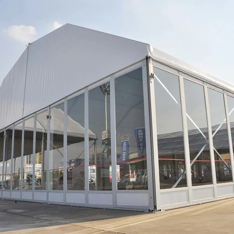 Polygon Tent Glass Walls Structure Tent for Sale