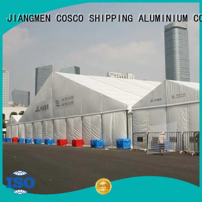 COSCO or aluminum structure tent owner Sandy land