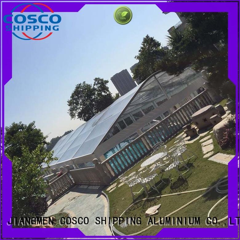 COSCO newly aluminium tent in different shape snow-prevention