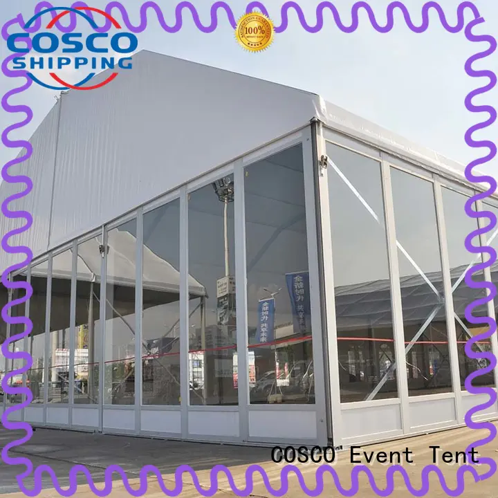 glass big tents for weddings in different shape dustproof COSCO