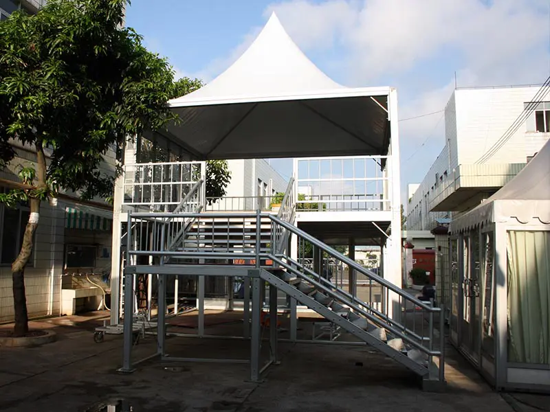 structure decker two clear party tent COSCO manufacture