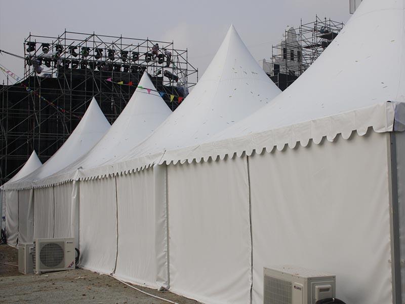 COSCO pagoda pagoda tent management for engineering