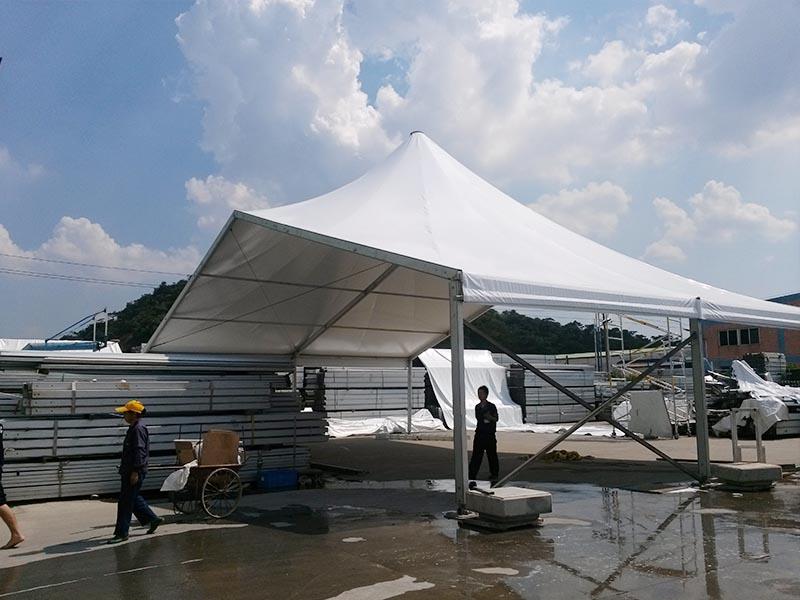 COSCO aluminium high peak tent China dustproof