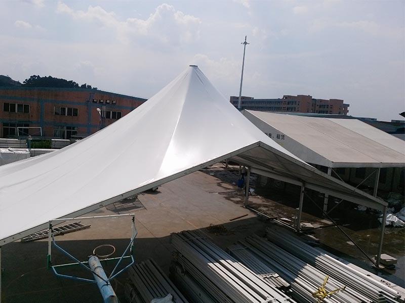 COSCO aluminium high peak tent China dustproof
