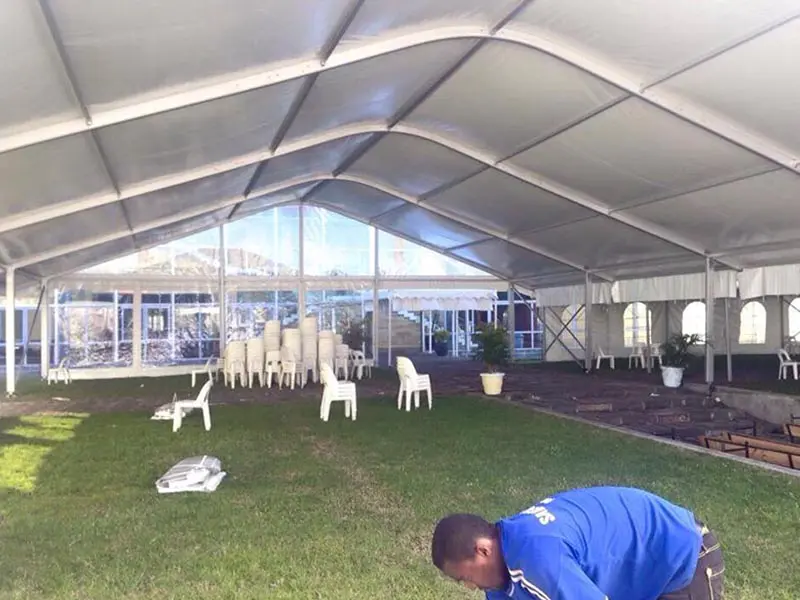 transparent arcum tents marketing pest control COSCO
