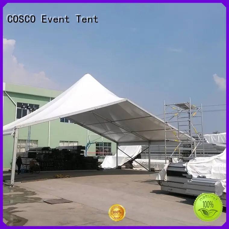COSCO excellent high peak tent marketing for engineering