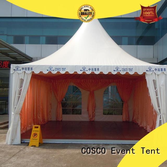COSCO pagoda pagoda tent management for engineering