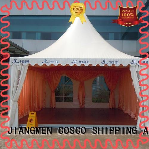 COSCO event pagoda tent price supplier dustproof