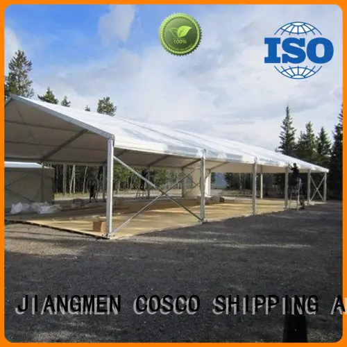 COSCO marquee party tent marketing for engineering