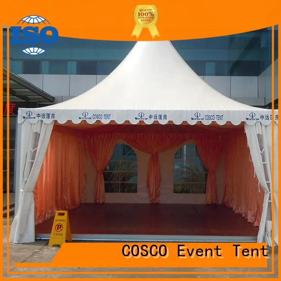 COSCO quality pagoda tent for disaster Relief