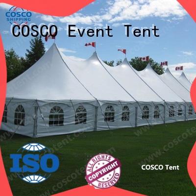 COSCO sale peg and pole tents popular for disaster Relief