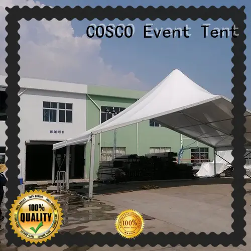 pvc aluminium cosco COSCO Brand high peak pole tents for sale factory
