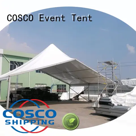 COSCO nice high peak frame tent mixed for engineering
