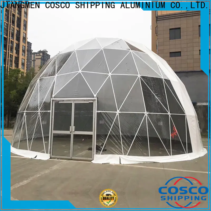 COSCO marquee dome tent in different shape cold-proof