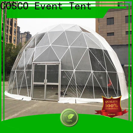 COSCO aluminum geodesic dome tent in different shape foradvertising