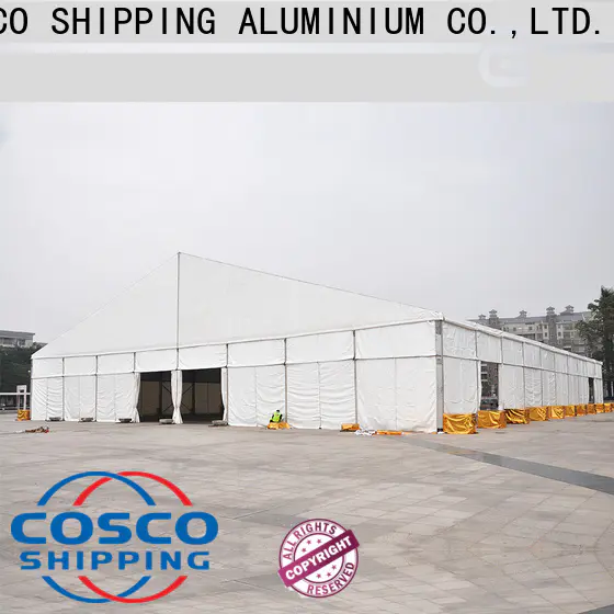 COSCO clear span tent experts for disaster Relief