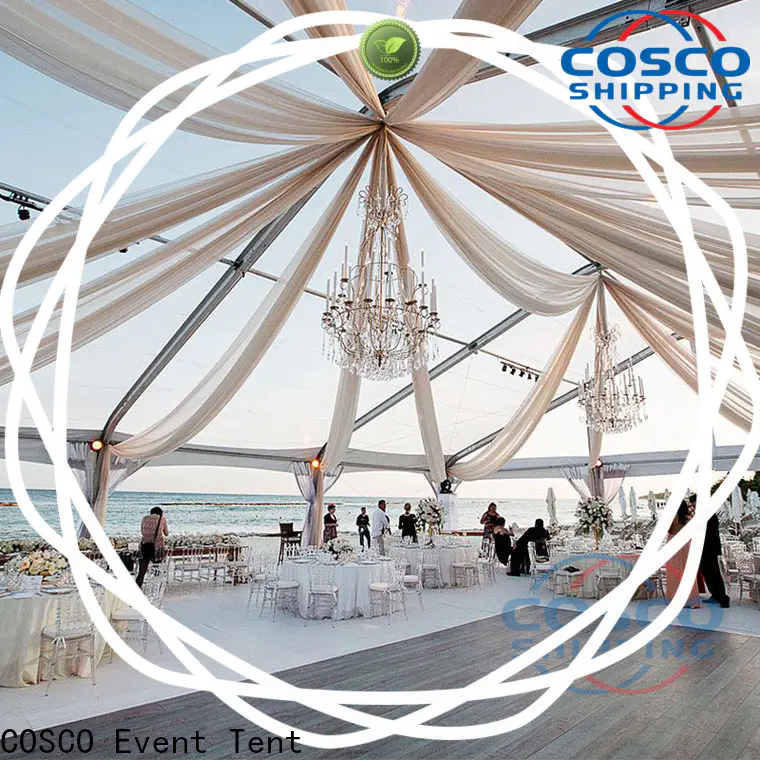 COSCO party tent buildings cost for holiday