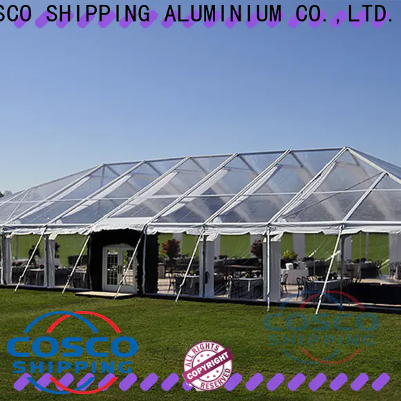 COSCO aluminium big party tents owner for engineering