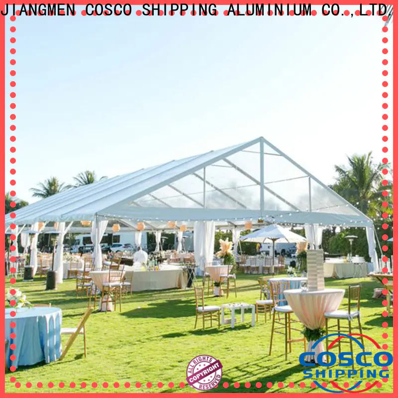 COSCO white tents for sale supplier grassland