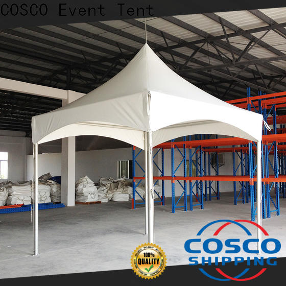 COSCO peg and pole steel gazebo vendor for engineering