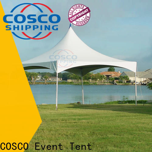 COSCO peak canopy tents effectively rain-proof