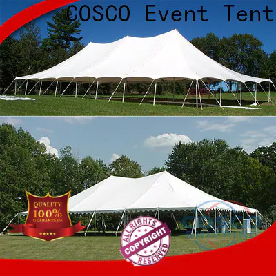 COSCO inexpensive peg and pole tent effectively grassland