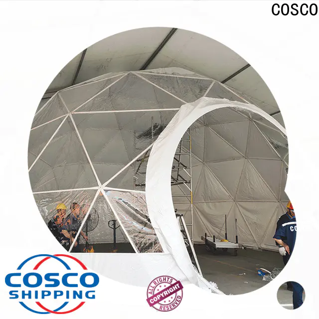 COSCO tent dome tents for sale supplier for disaster Relief