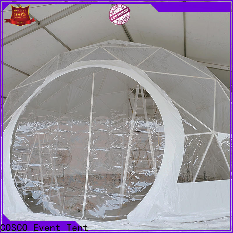 COSCO aluminum dome tents for sale China grassland