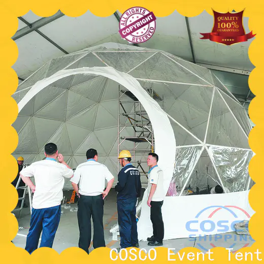 COSCO available dome tents for sale popular for disaster Relief