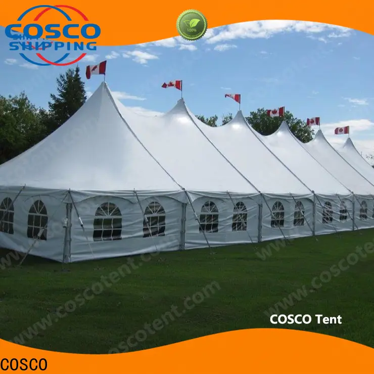 COSCO 40x60ft canvas tents effectively