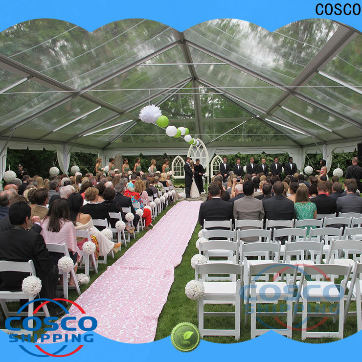 COSCO aluminium structure tent price for holiday