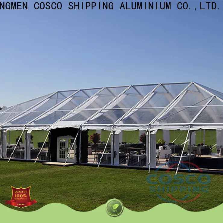 COSCO commercial clear span tent supplier for engineering
