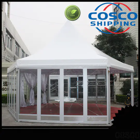 COSCO aluminium small gazebo supplier for engineering