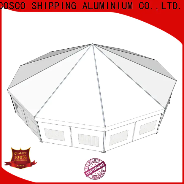 COSCO geodesic white gazebo supplier for engineering
