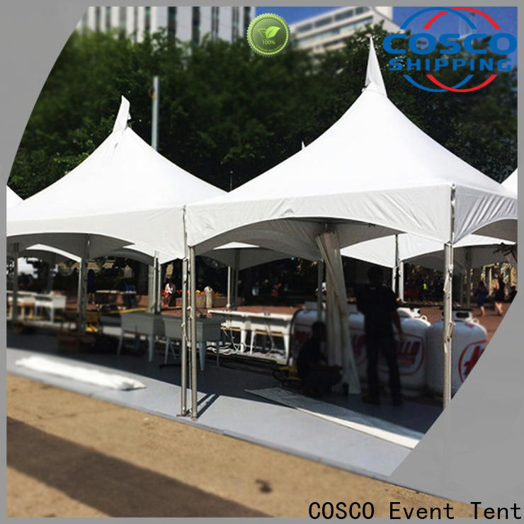 COSCO outdoor 12x12 gazebo vendor for disaster Relief