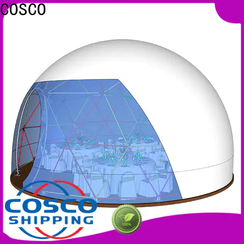 COSCO marquee geodesic dome tent experts rain-proof