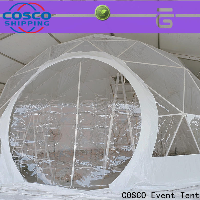 COSCO polygon geodesic dome tent effectively cold-proof