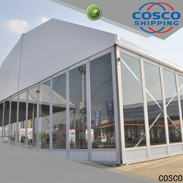 COSCO glass tent rental producer dustproof