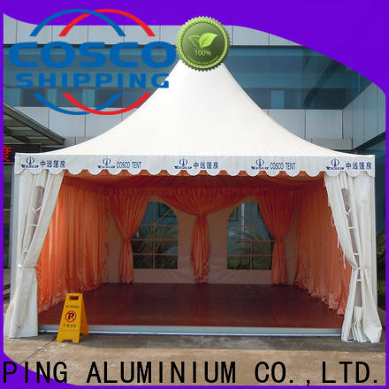 COSCO curved party gazebo vendor for disaster Relief
