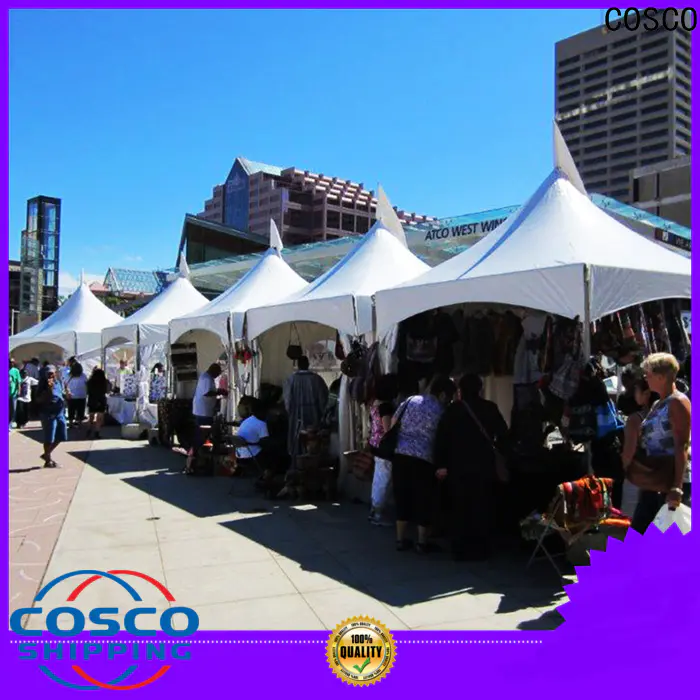 COSCO marquee frame tent rental owner cold-proof