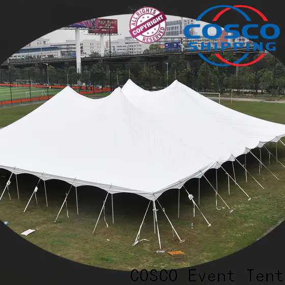 COSCO pole festival tents China grassland