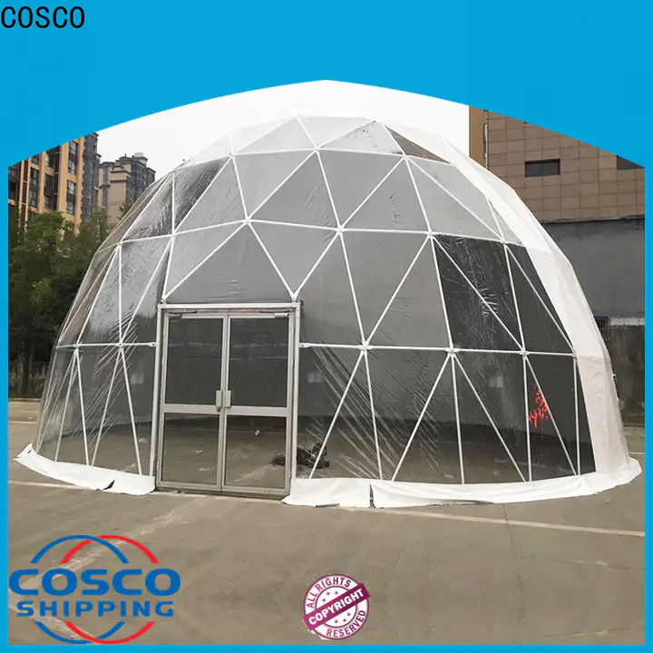 COSCO pvc dome tent certifications snow-prevention