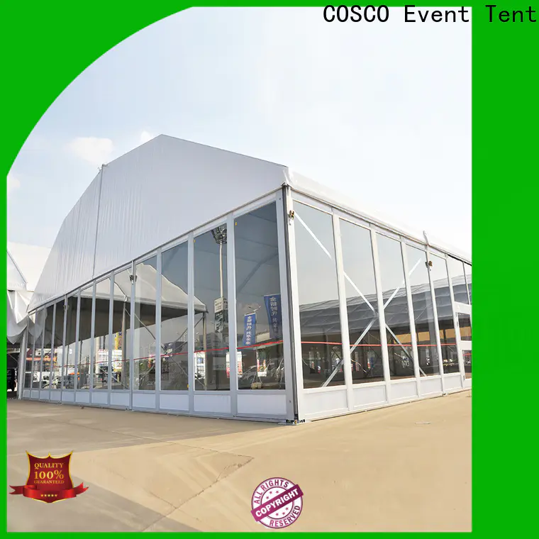 COSCO polygon white party tent in different shape cold-proof
