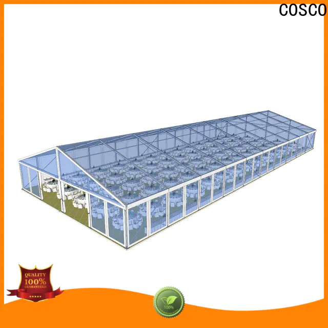 COSCO canopy clear span tent for holiday