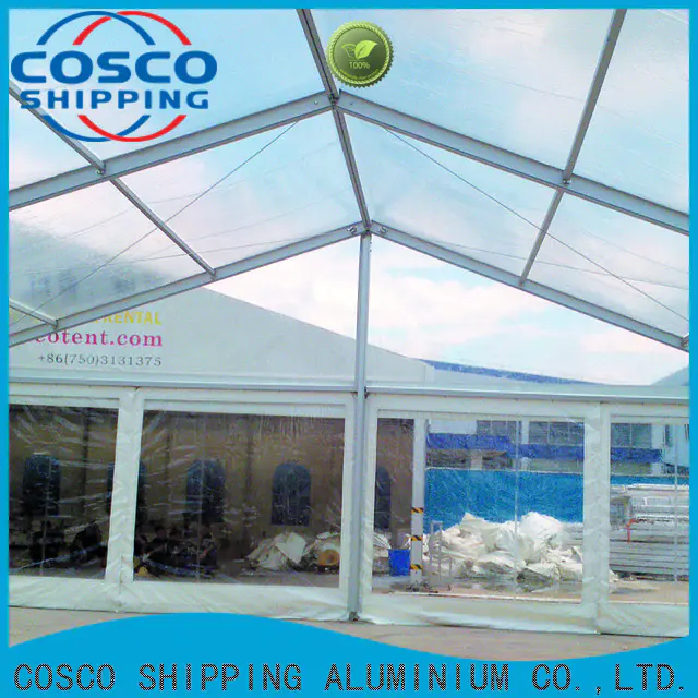 COSCO tent tent structures cost for disaster Relief