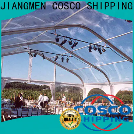 COSCO high peak commercial party tents for sale price for camping