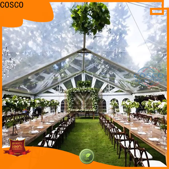 COSCO unique tent structures type for disaster Relief