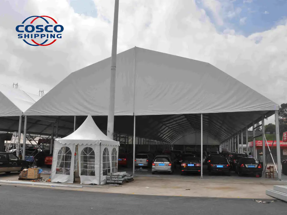 Polygon Tent 30x110m Moudular Structure for Sale Warehouse Tent