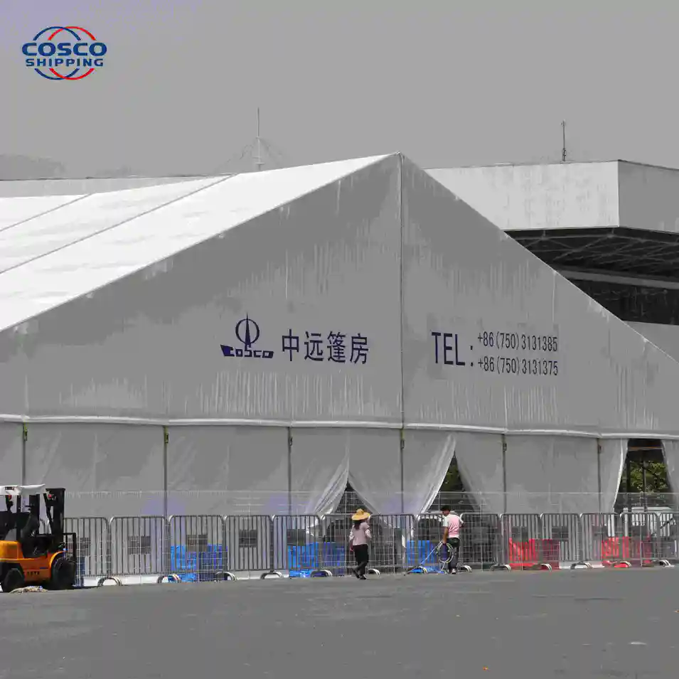 COSCO Custom Large Temporary Warehouse Tent Event Marquee